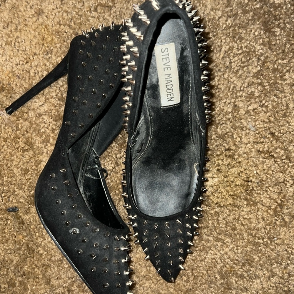 Steve Madden studded heels